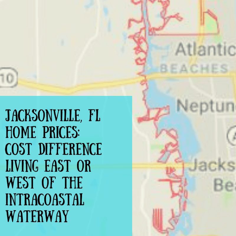 Jacksonville Home Prices Intracoastal West VS The Beaches My Florida Home Sale